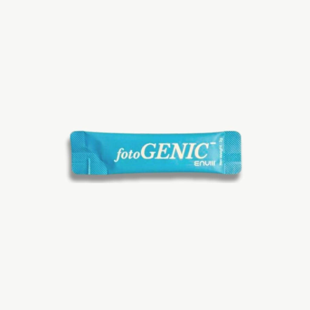 fotoGENIC-™ | for fresher-looking face, radiant-looking skin, brighter-looking eyes, from within.